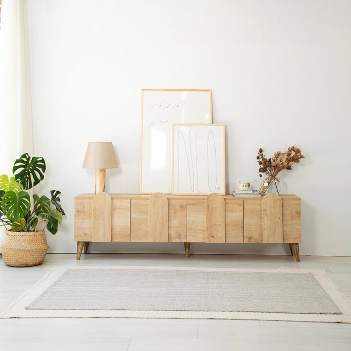 Hanah Home New Line - Sapphire Oak v2 Soporte para TV Roble